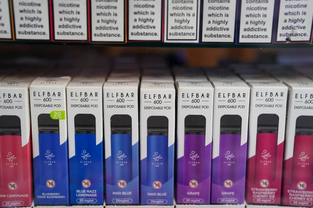 ElfBar and Lost Mary vape distributor Supreme has revealed it doubled its annual profit (Jacob King/PA)
