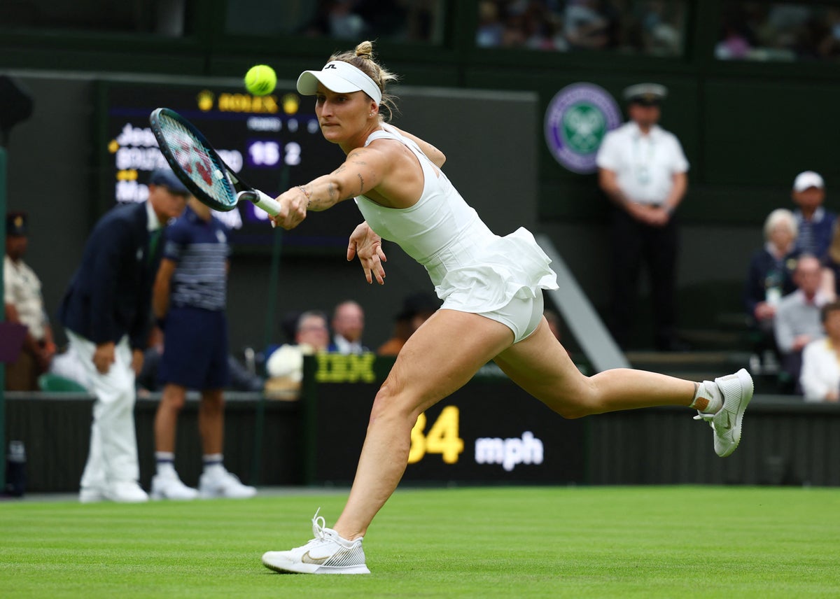Wimbledon 2024 LIVE: Scores and updates as Marketa Vondrousova loses first set before Novak Djokovic in action