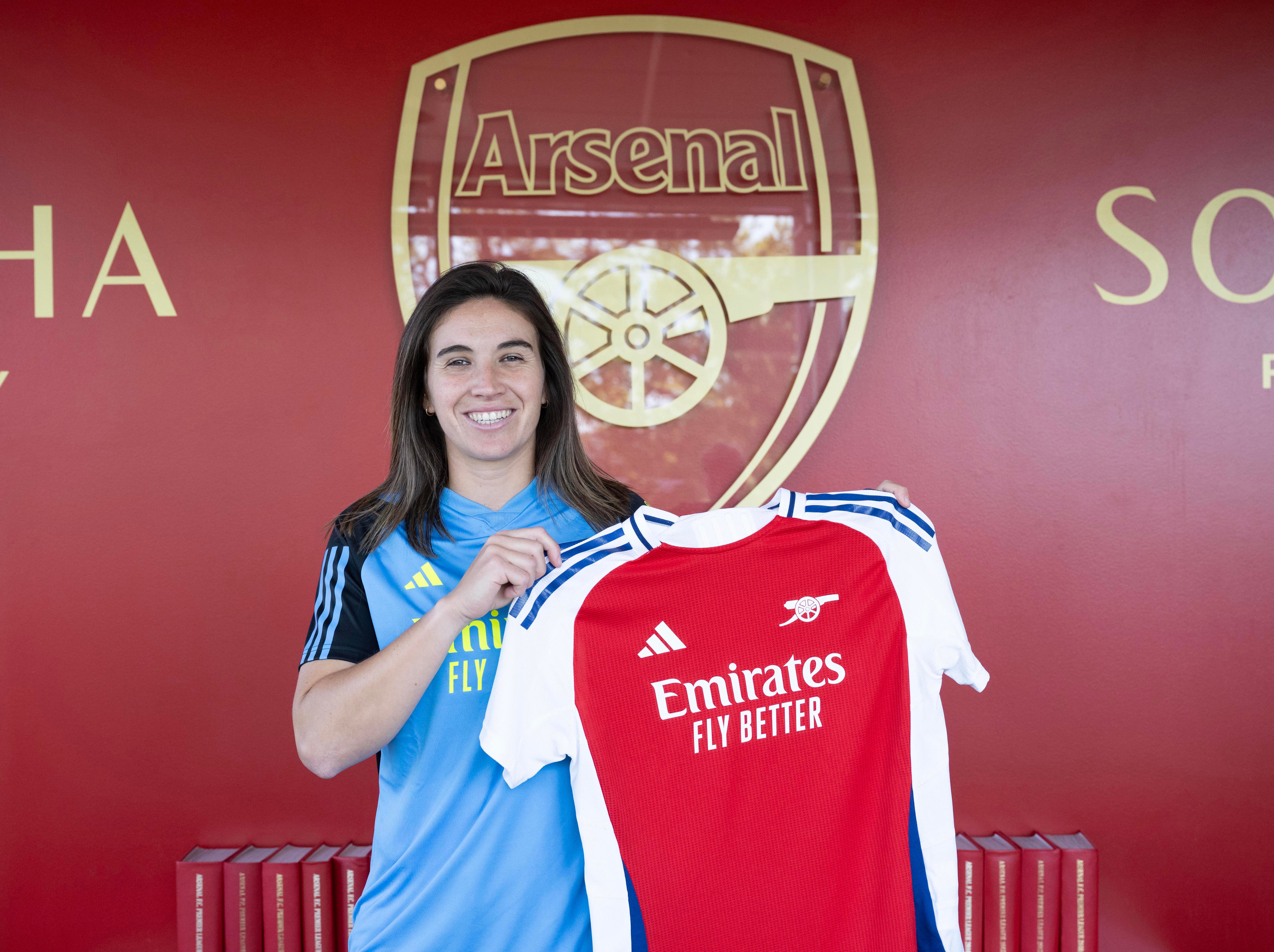 Arsenal unveil new signing Mariona Caldentey