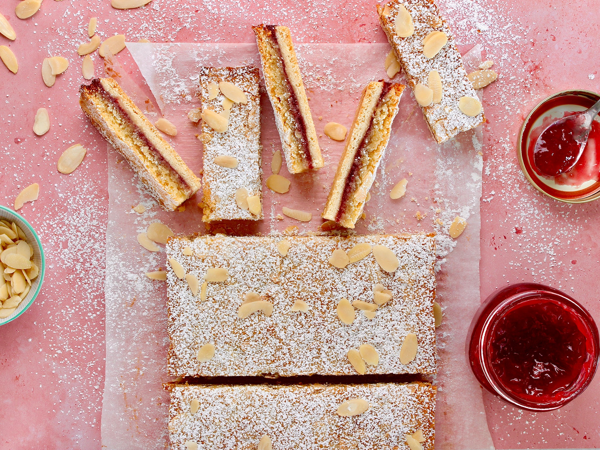 Tweaking this classic dish and turning it into traybake makes it super convenient for transporting and for cutting. Ideal for taking to picnics and summer parties