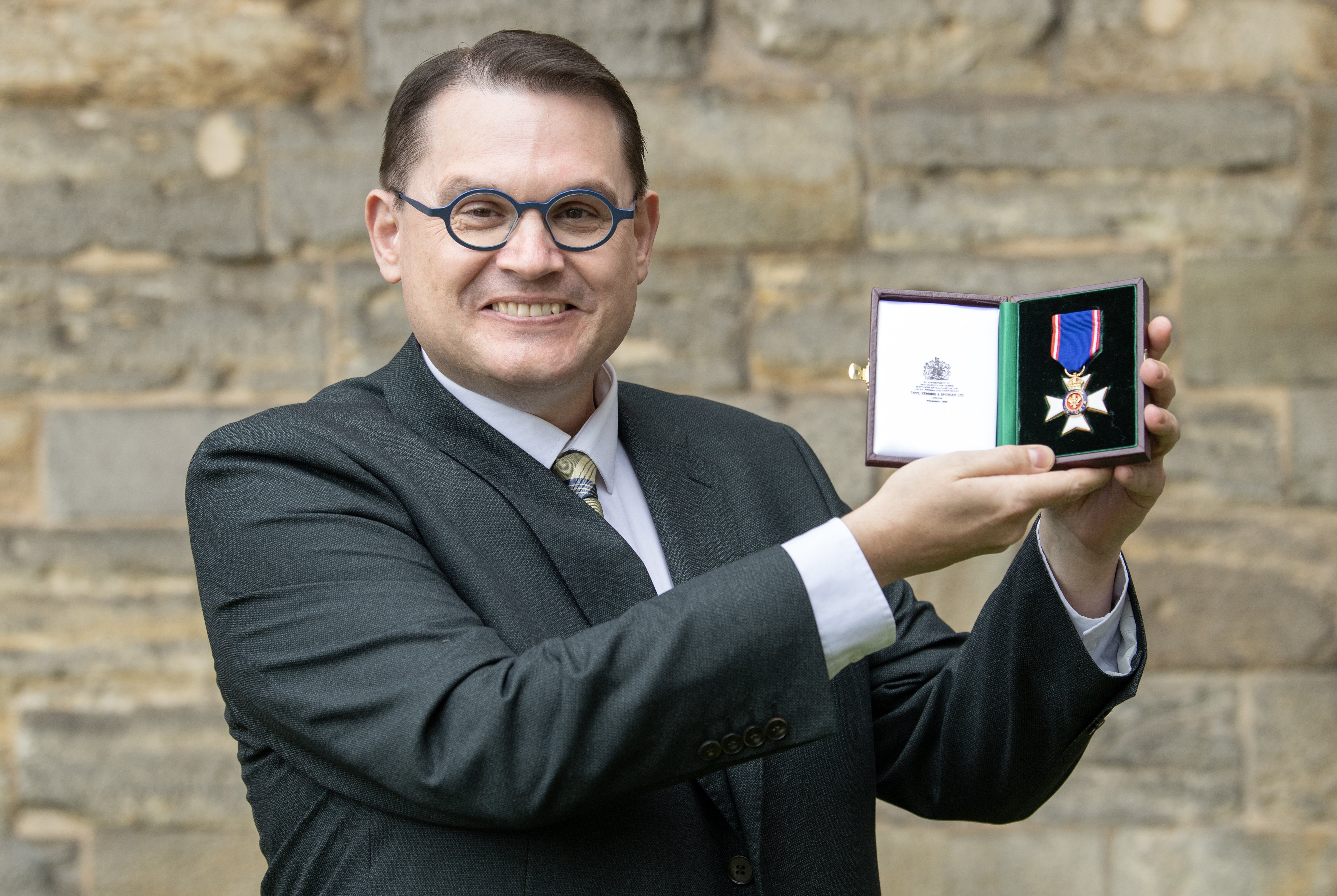 Professor Paul Mealor has been made a Lieutenant of the Royal Victorian Order (Lesley Martin/PA)