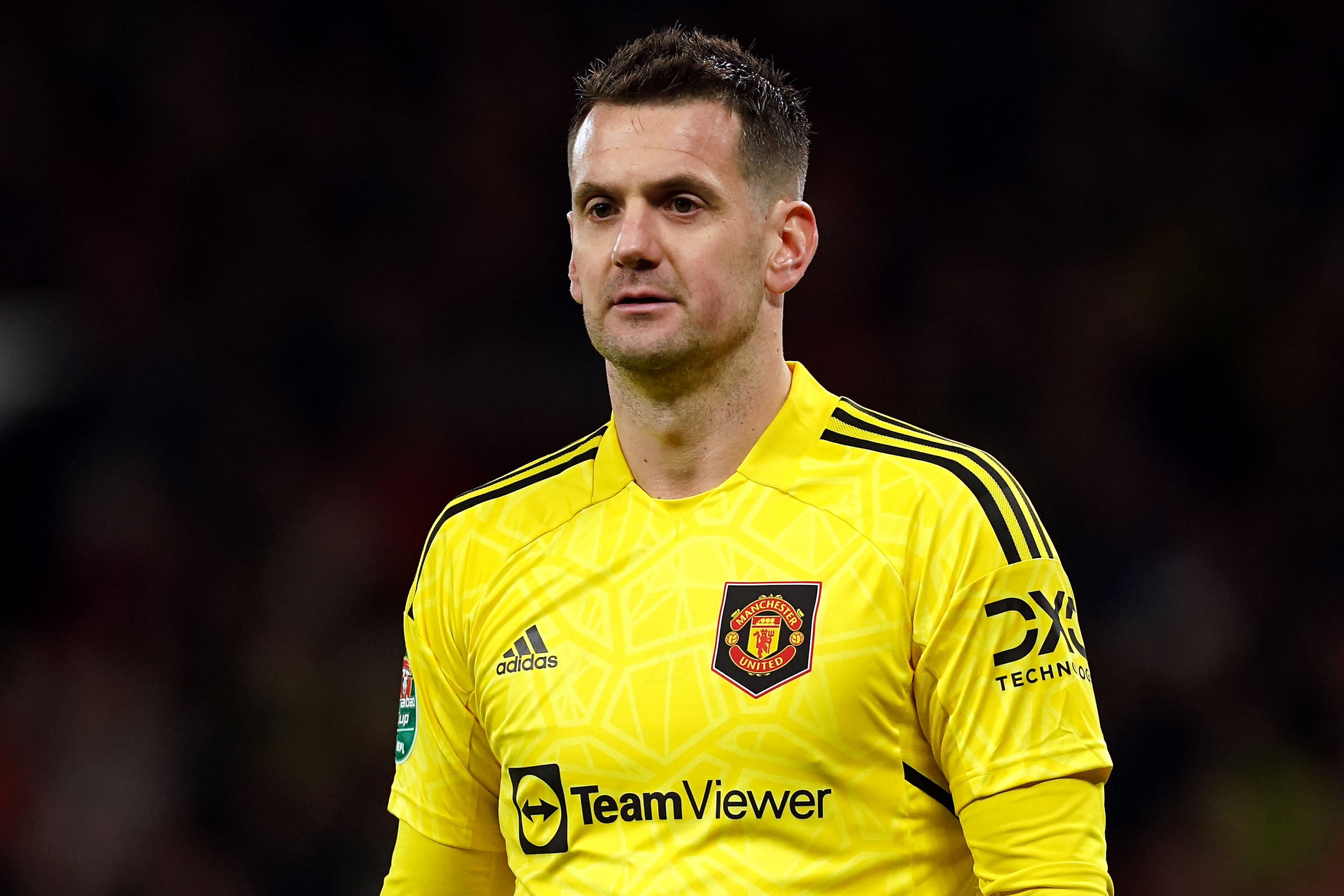 Tom Heaton has signed a new deal with Manchester United (Martin Rickett/PA)