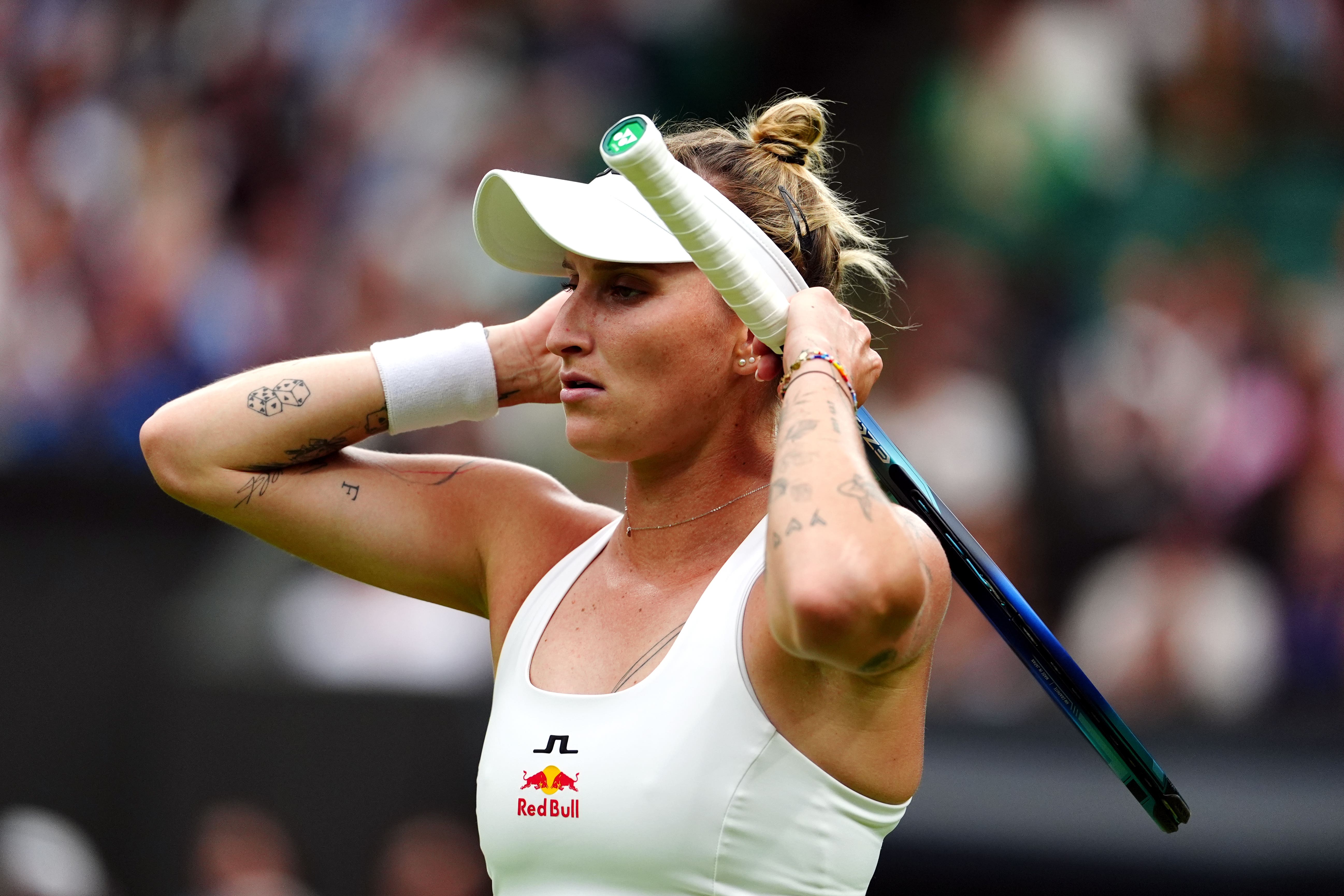Defending champion Marketa Vondrousova is out of Wimbledon