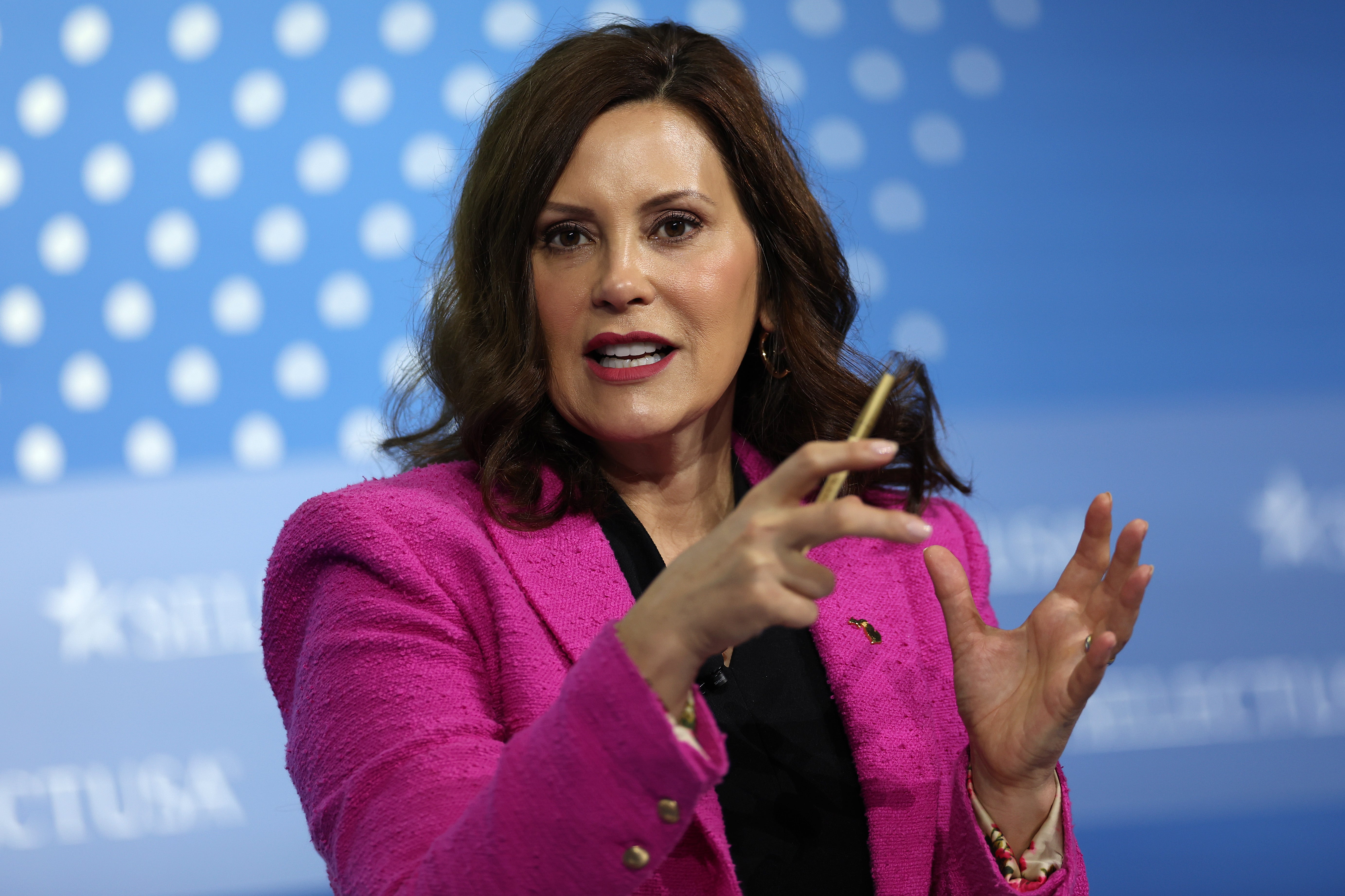 Governor Gretchen Whitmer (D-MI) has scoffed at the idea she would replace Biden