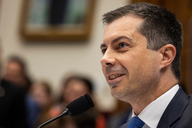 <p>Secretary of Transportation Pete Buttigieg has been one of the White House’s most effective surrogates in conservative media appearances </p>