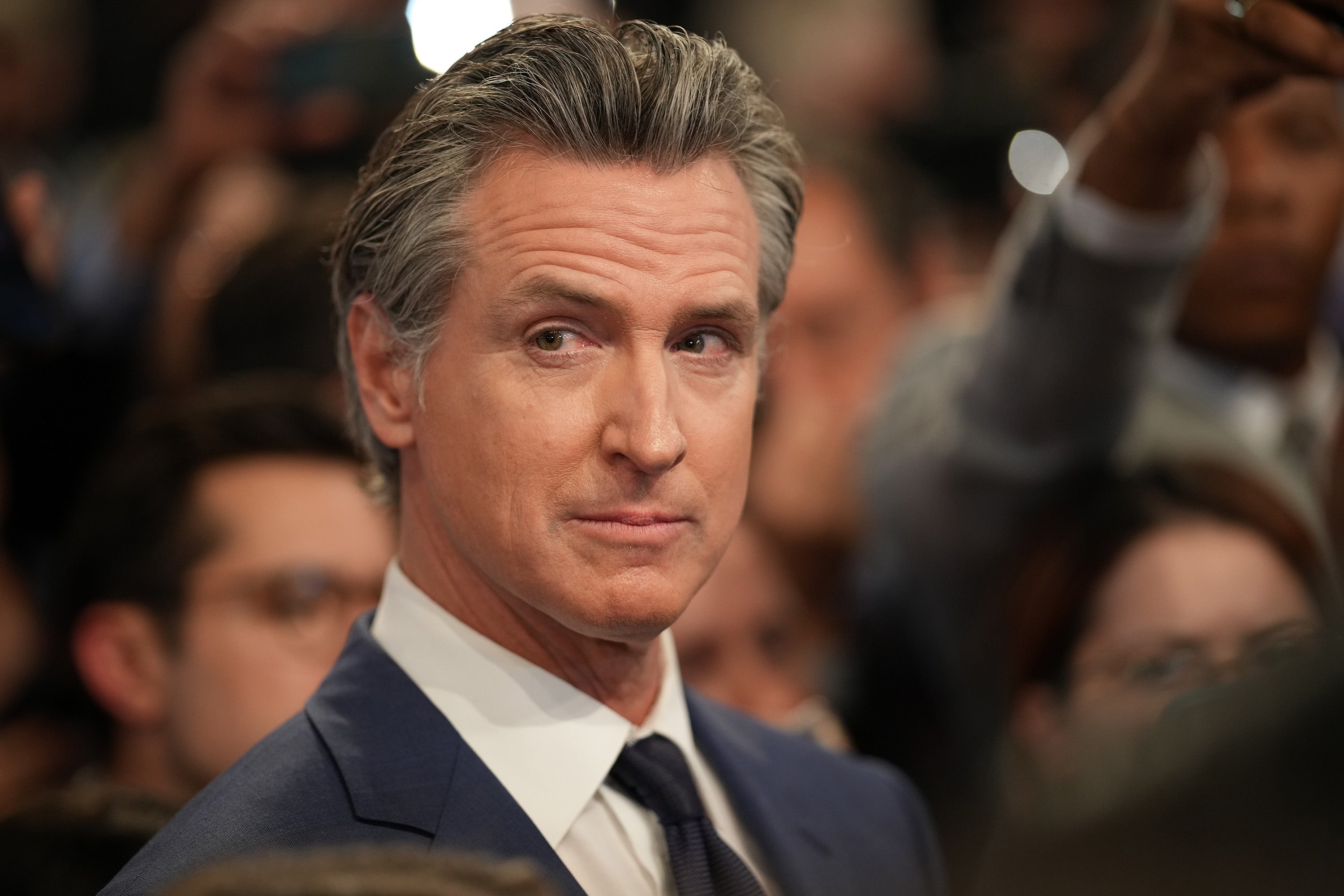 Gov. Gavin Newsom (D-CA) was one of the few Democrats willing to defend Biden’s performance at the debate on Thursday.