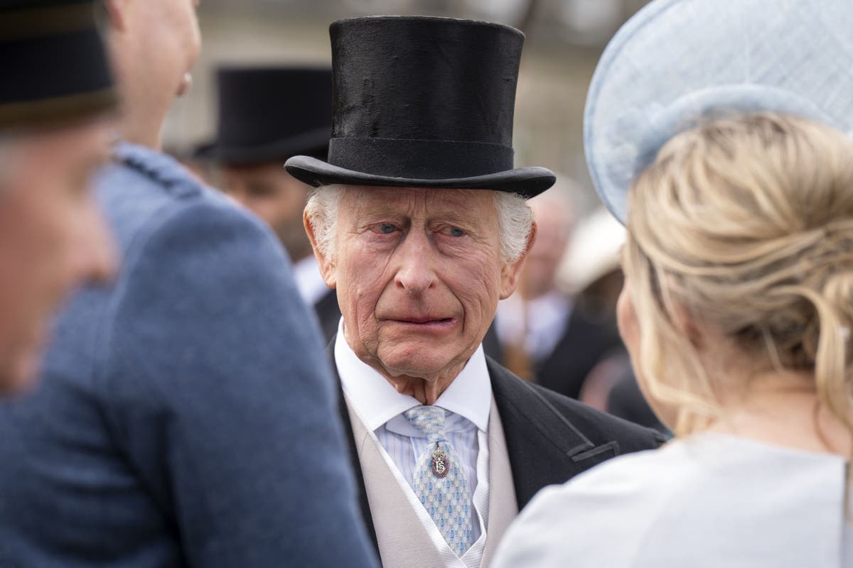 Charles shares memories of school cricket match as he hosts garden party