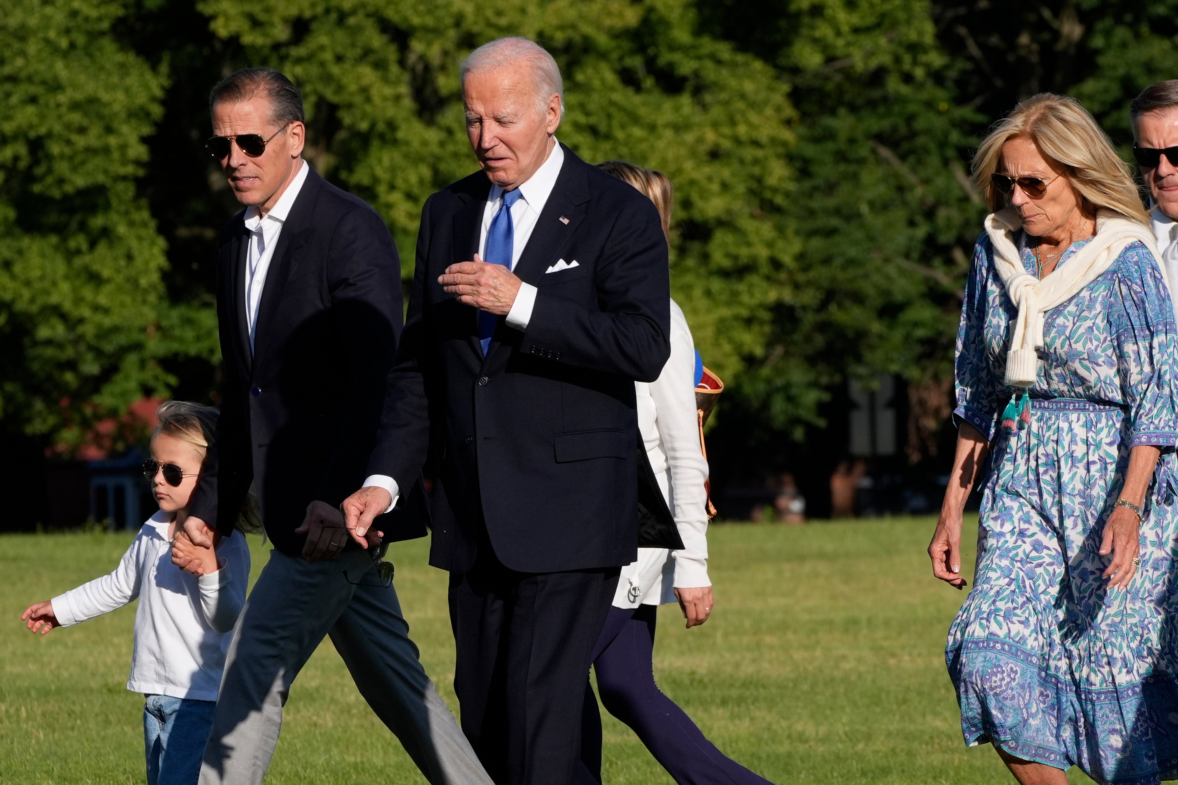President Joe Biden and his family return to Washington DC on July 1 after a trip to Camp David. In the days after, the younger Biden has “popped into” meetings and phone calls that the president has had with some of his advisers