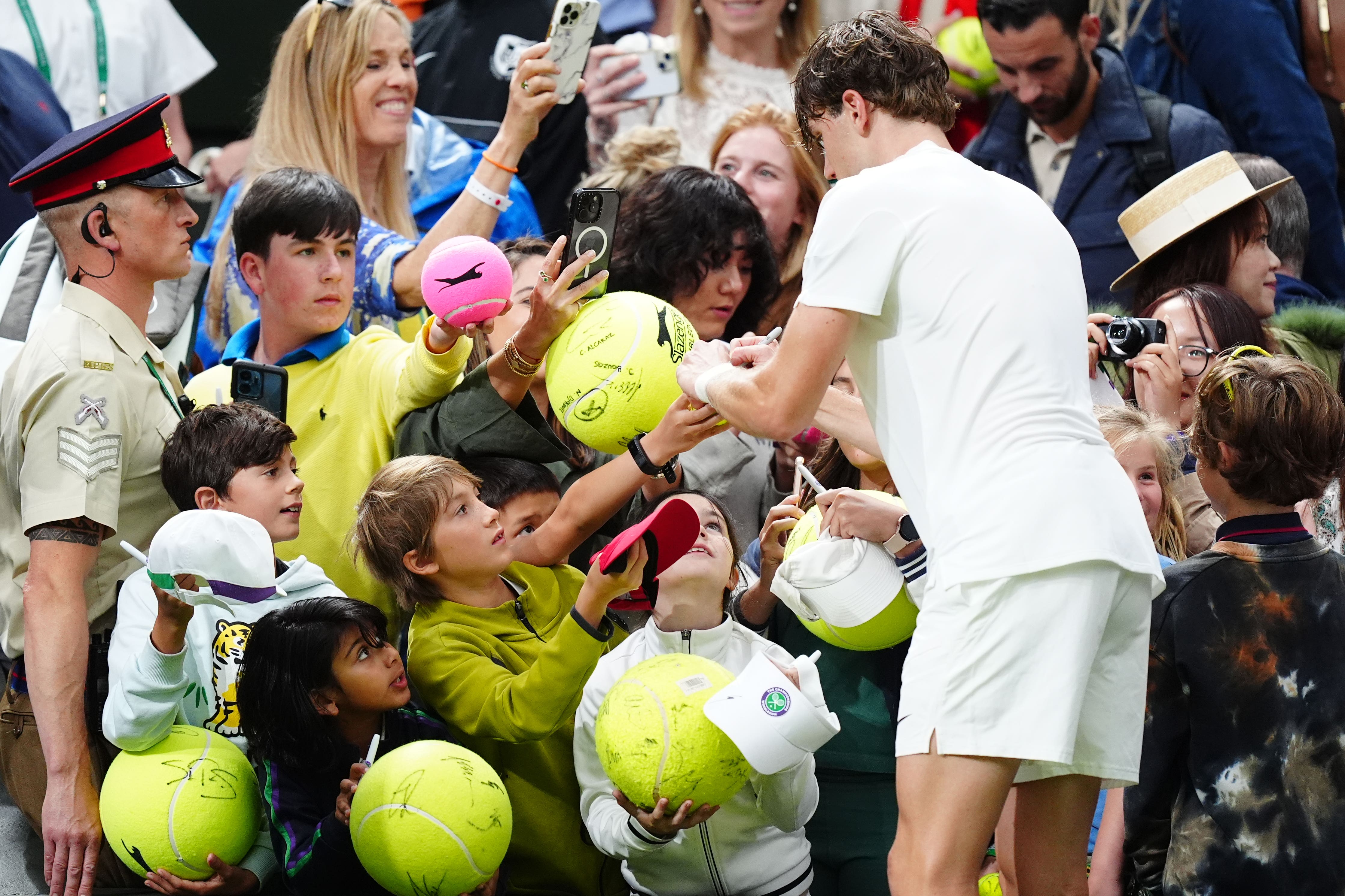 Jack Draper is the new darling of British tennis(Mike Egerton/PA)