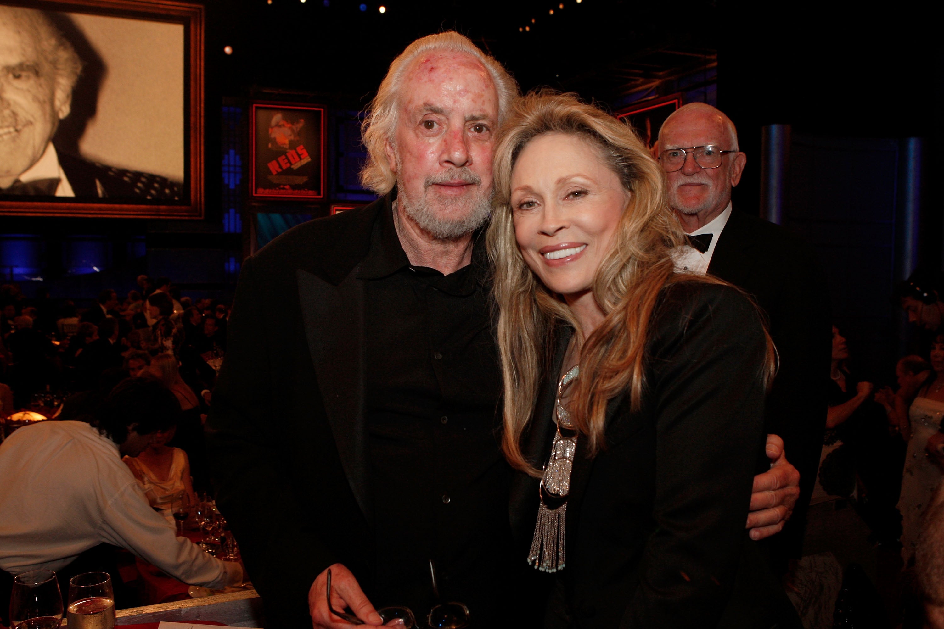 Robert Towne with ‘Chinatown’ star Faye Dunaway in 2008