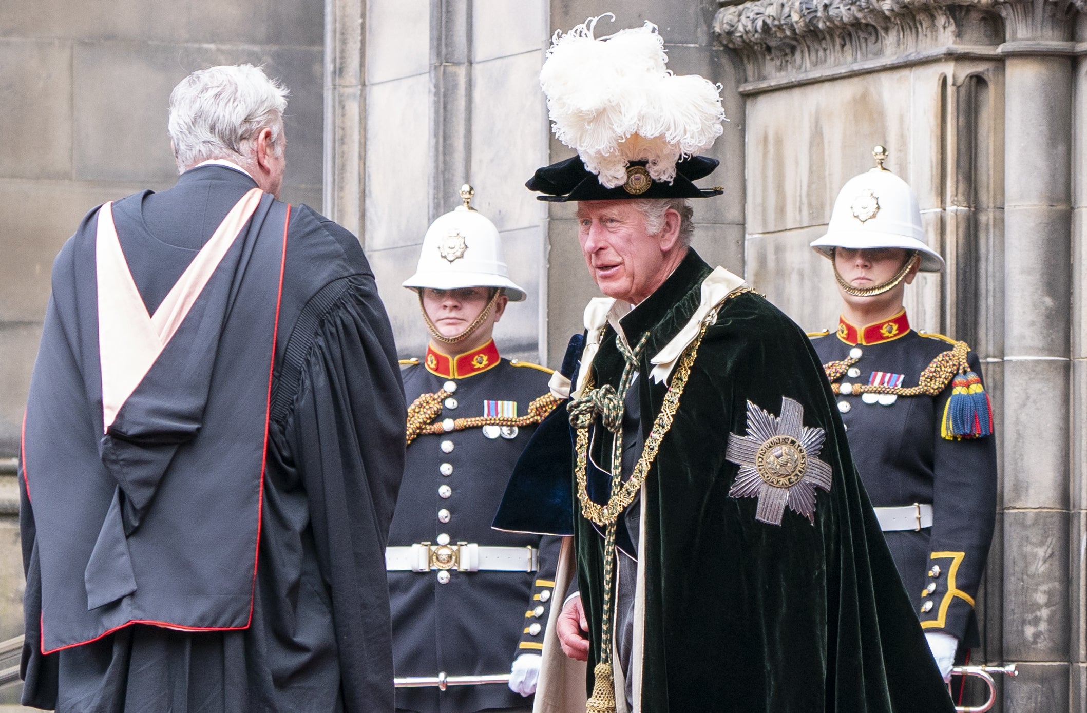 The Order of the Thistle is Scotland’s most prestigious order of chivalry (Jane Barlow/PA)