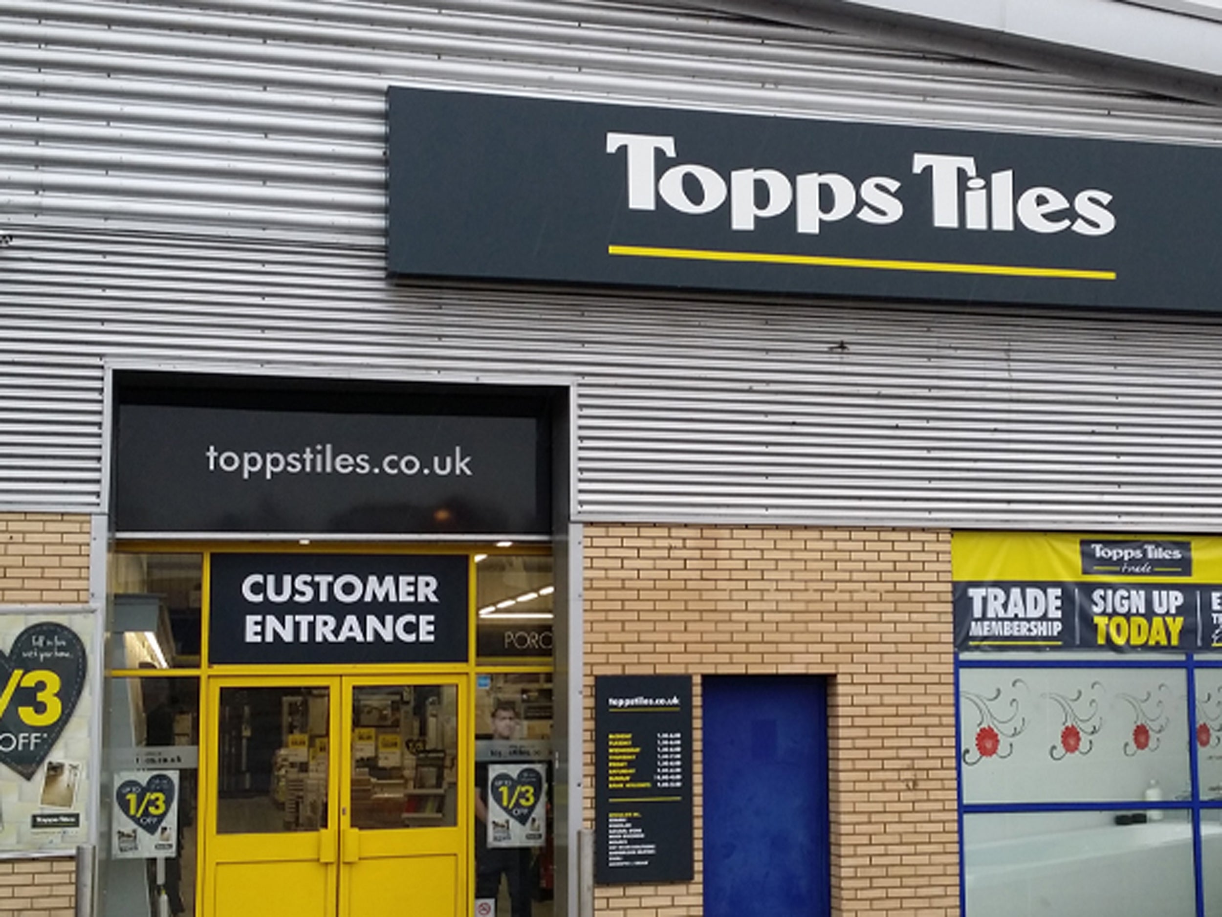 Topps Tiles sales fall again but market beginning to stabilise, says