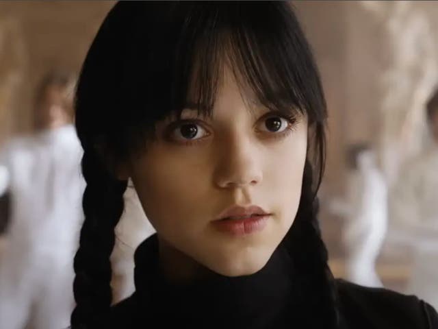 <p>Jenna Ortega in Netflix series ‘Wednesday’</p>