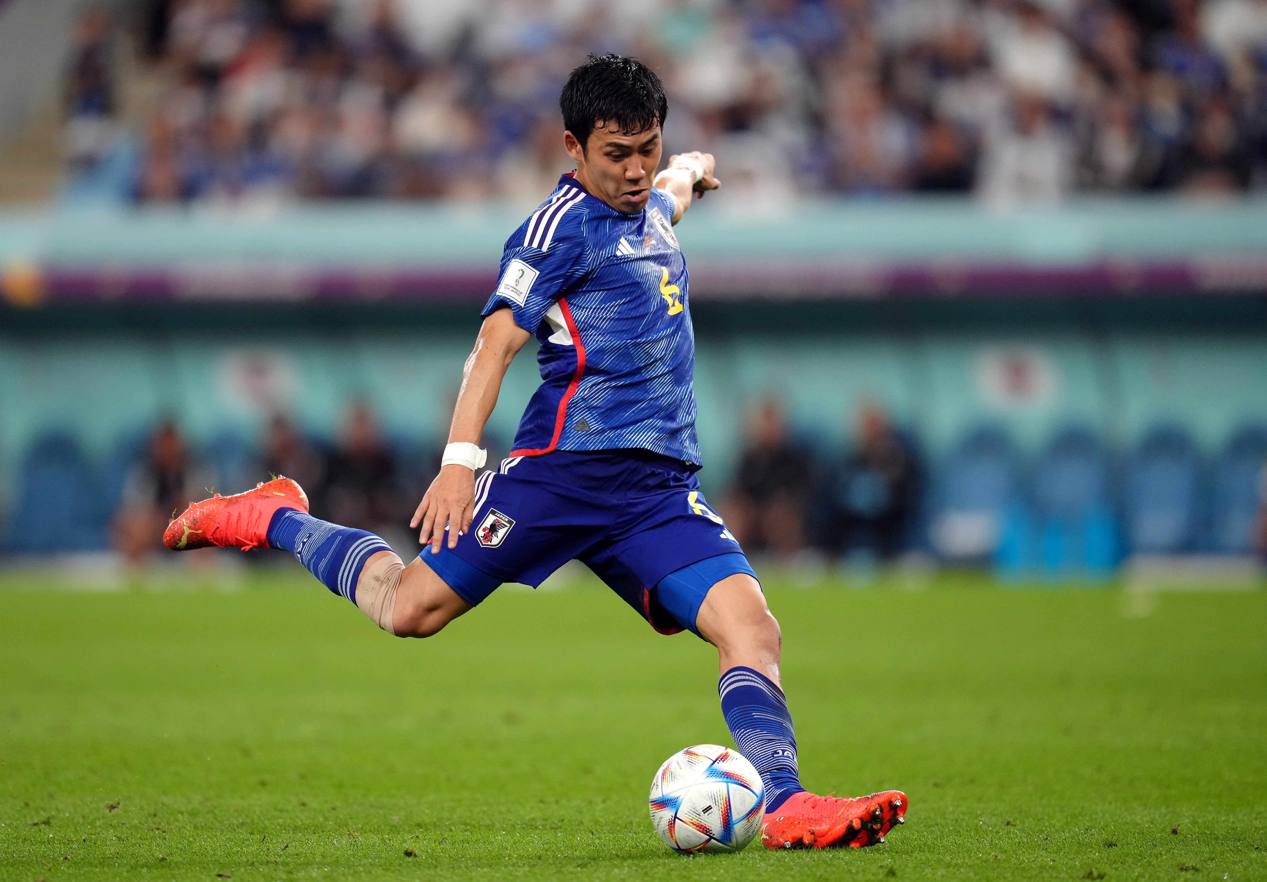 Wataru Endo has not been selected by Japan for the Olympic Games (Nick Potts/PA)