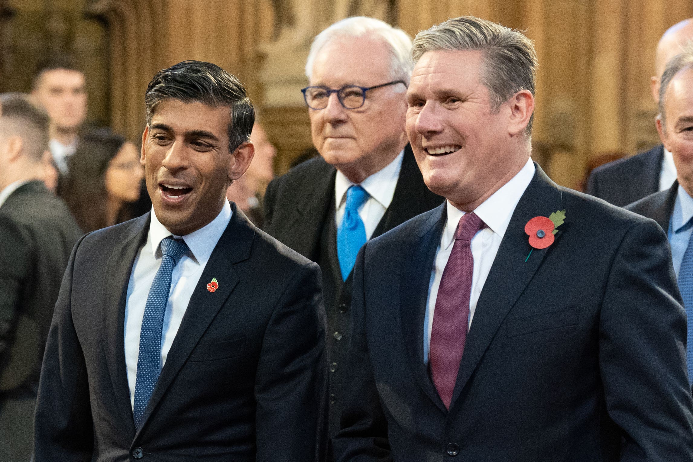 Rishi Sunak responded to Tory criticism of Sir Keir Starmer’s claim he does not work after 6pm on a Friday (Stefan Rousseau/PA)