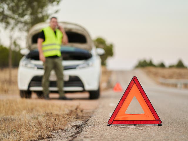 <p>Your car may need to contain a warning triangle and a reflective jacket</p>