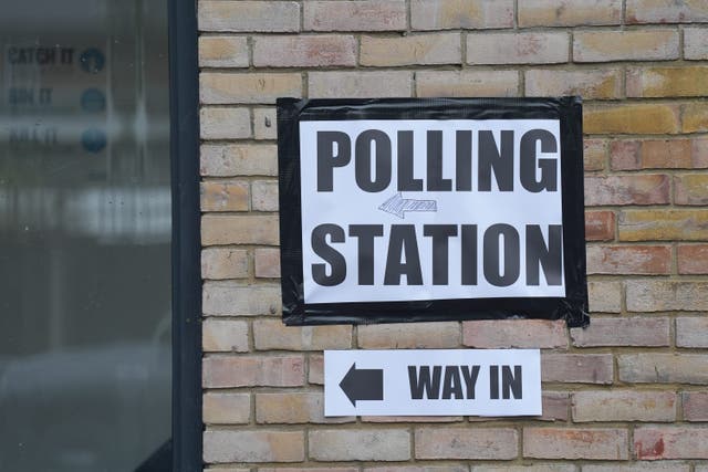 Millions of people will cast their votes across the UK on Thursday (Yui Mok/PA)