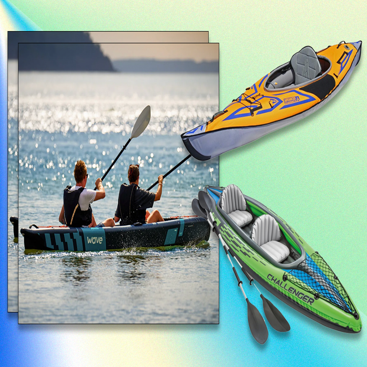 Inflatable Kayak Aquaglide | Deschutes 130 | Recreational & Touring