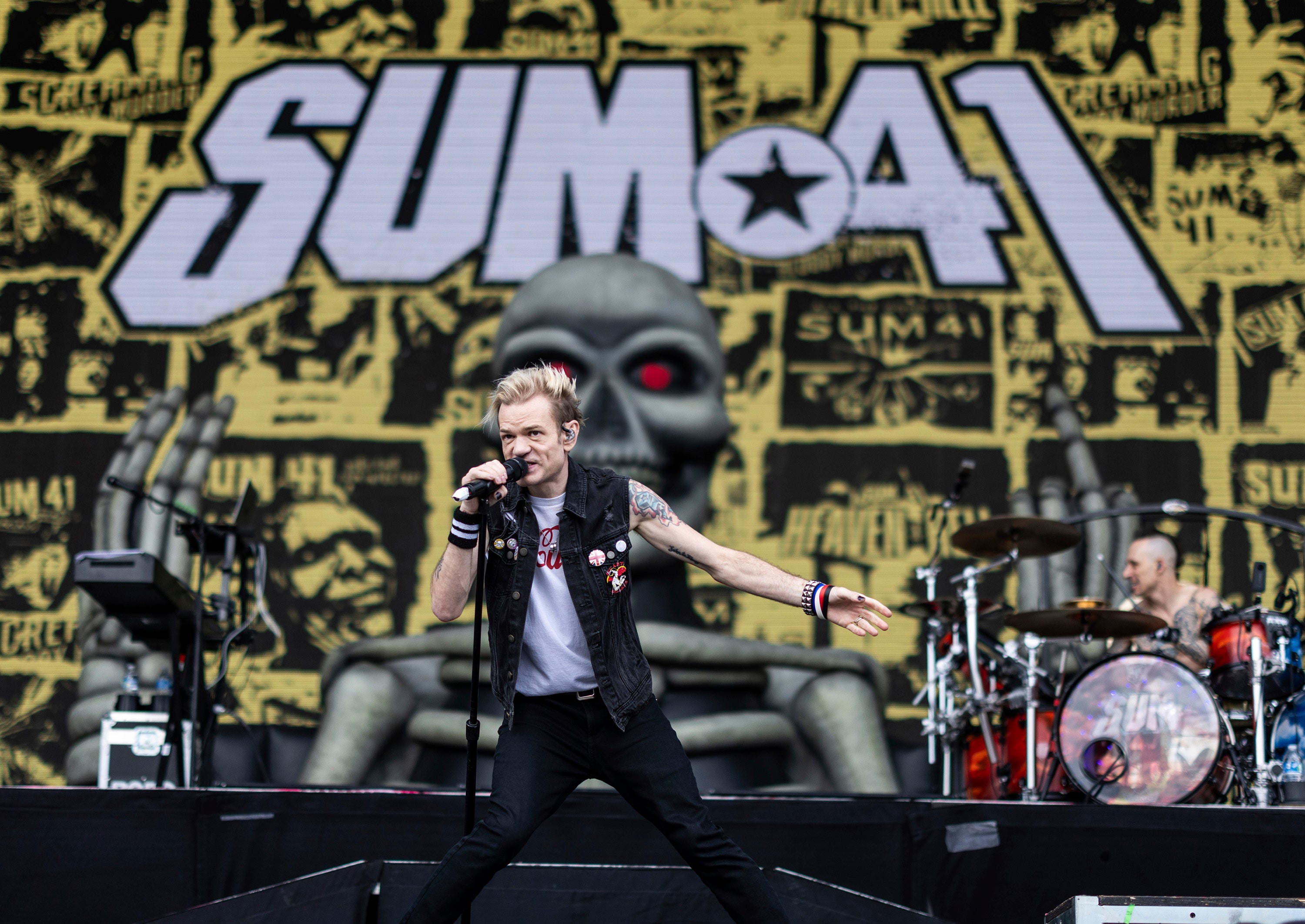 Sum 41 é conhecido por sucessos como 'Still Waiting' e 'In Too Deep'