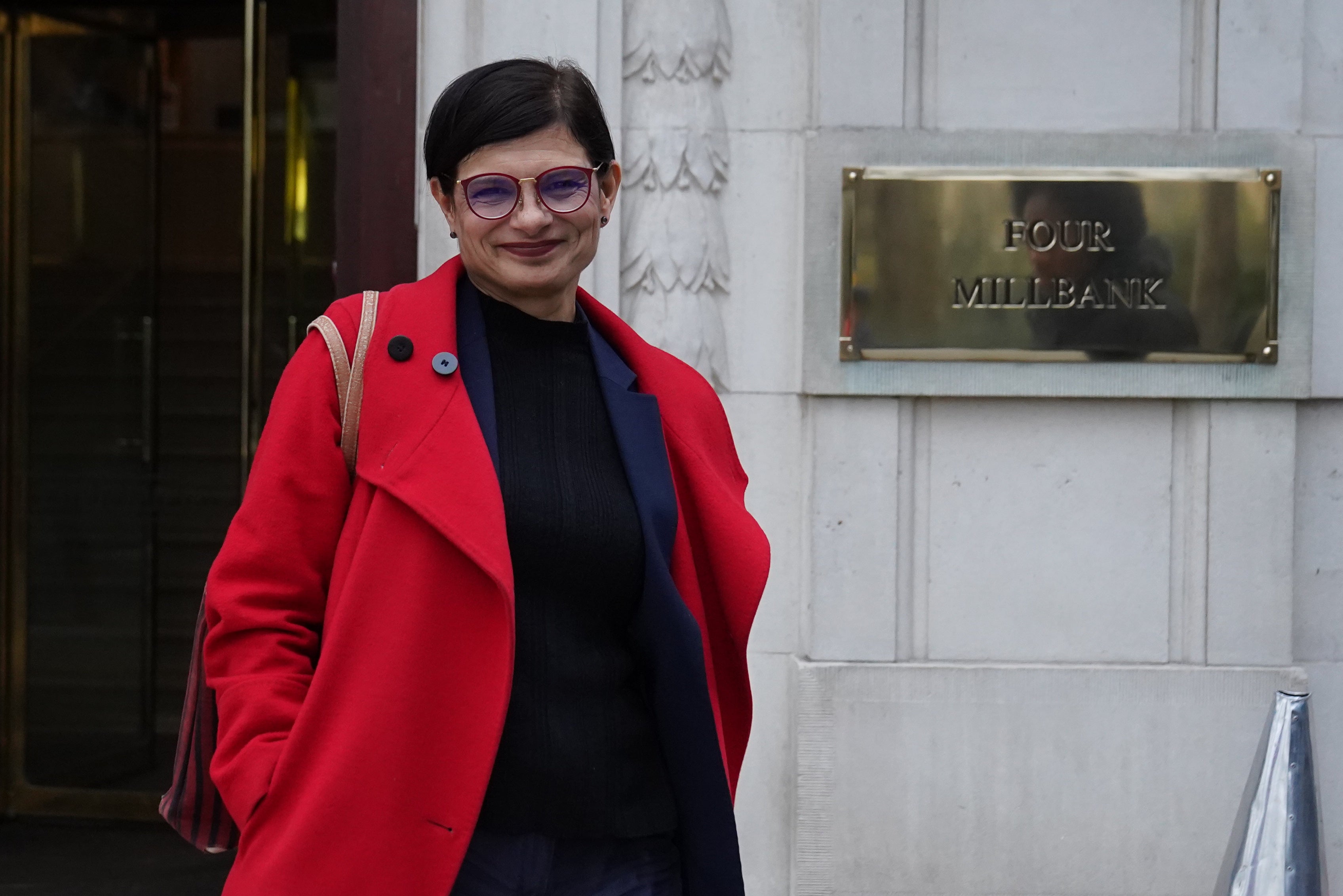 Ms Denyer said the race with Labour’s shadow culture secretary Thangam Debbonaire, pictured, in her Bristol Central constituency was ‘really close’ (Stefan Rousseau/PA)