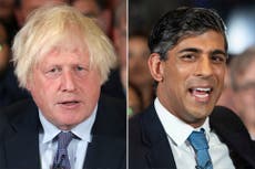 Blame Sunak for Tory election drubbing not me, says Boris Johnson