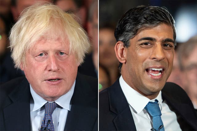 <p>Boris Johnson has called Rishi Sunak ideas in government as ‘zany’ </p>