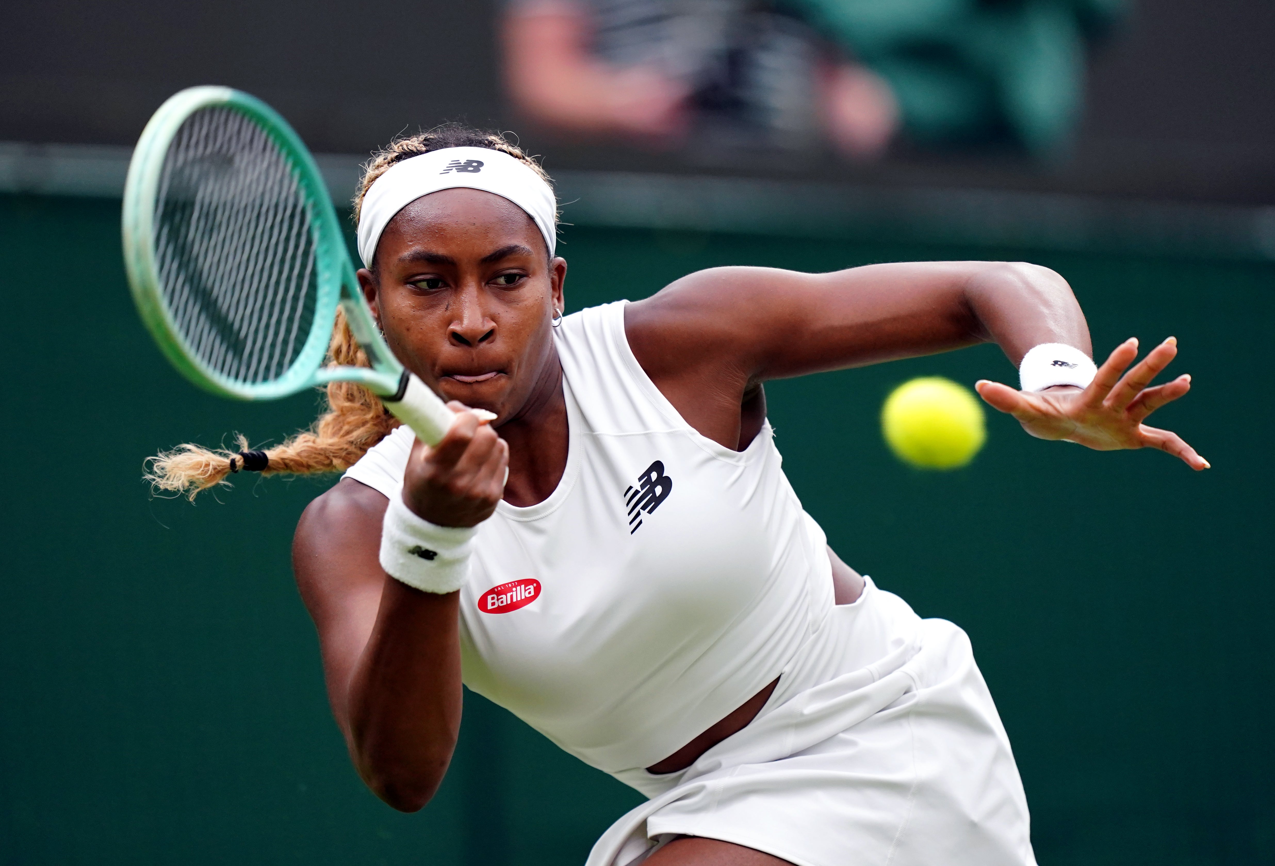 Coco Gauff has dropped just six games in two matches (Zac Goodwin/PA)