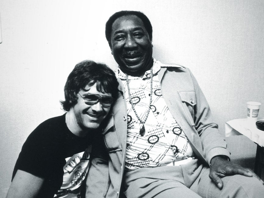 Claude Nobs with Muddy Waters