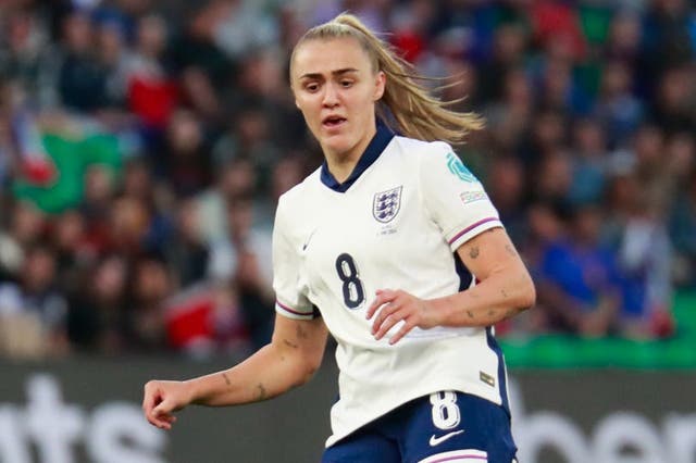 Georgia Stanway will link up with the England squad late due to Bayern Munich commitments (PA)