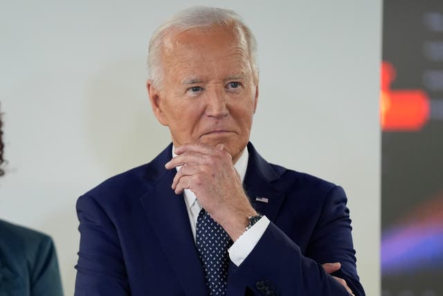 <p>Senior Democrats are reportedly in ‘panic mode’ as Joe Biden insists he will not abandon his presidential re-election campaign despite serious concerns growing over his mental fitness for office</p>