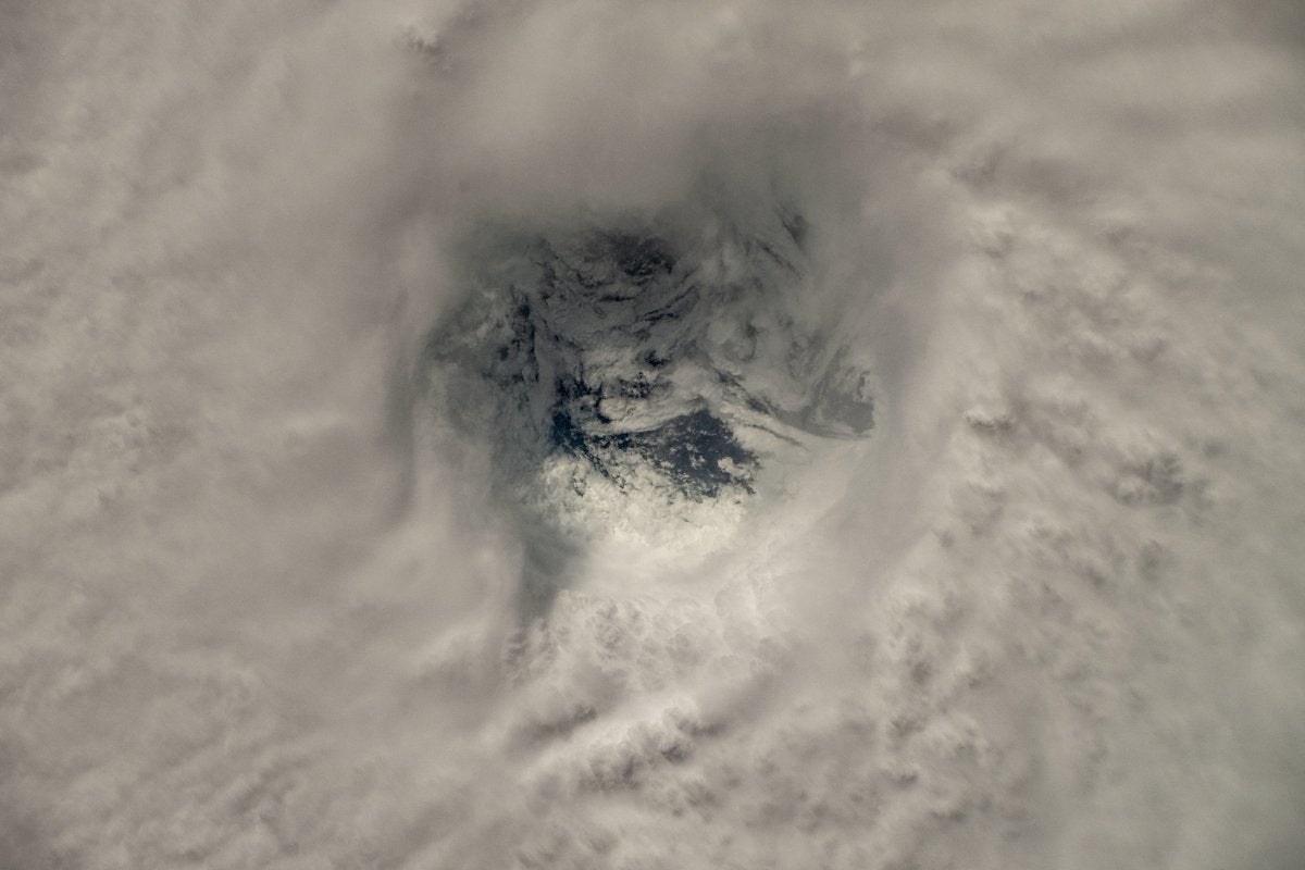 Hurricane Beryl pictured from the International Space Station on Monday as it raced through the Caribbean Sea