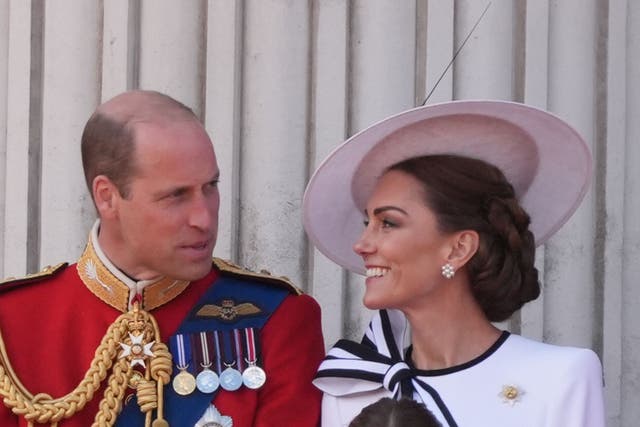 The Prince and Princess of Wales are understood to be following the impact of the storm closely (Gareth Fuller/PA)