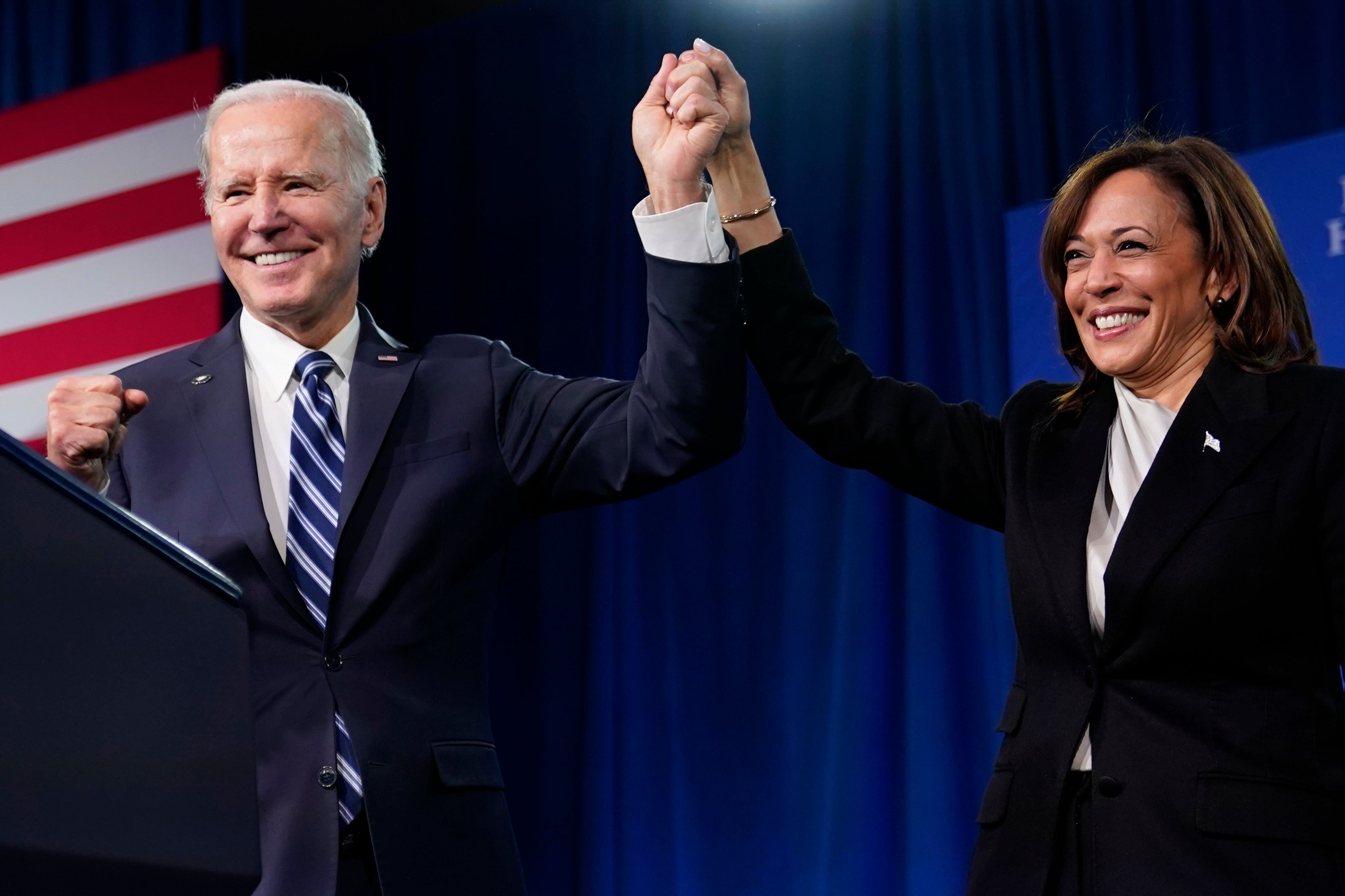 Harris would come top of a hypothetical post-Biden ticket with substantial support from key Democrats