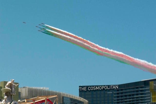 Italian Air Force Vegas Flyover