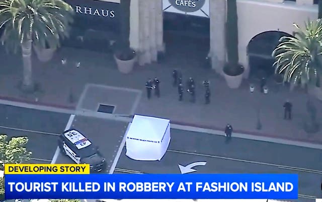 Tourist Killed California