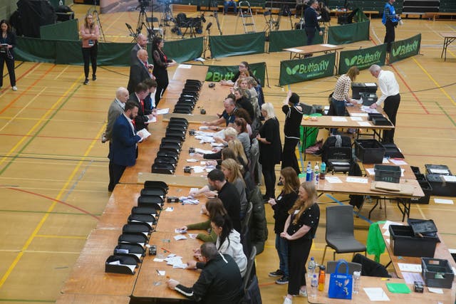 The first results of the General Election are likely to be declared just before midnight of July 4 (Peter Byrne/PA)