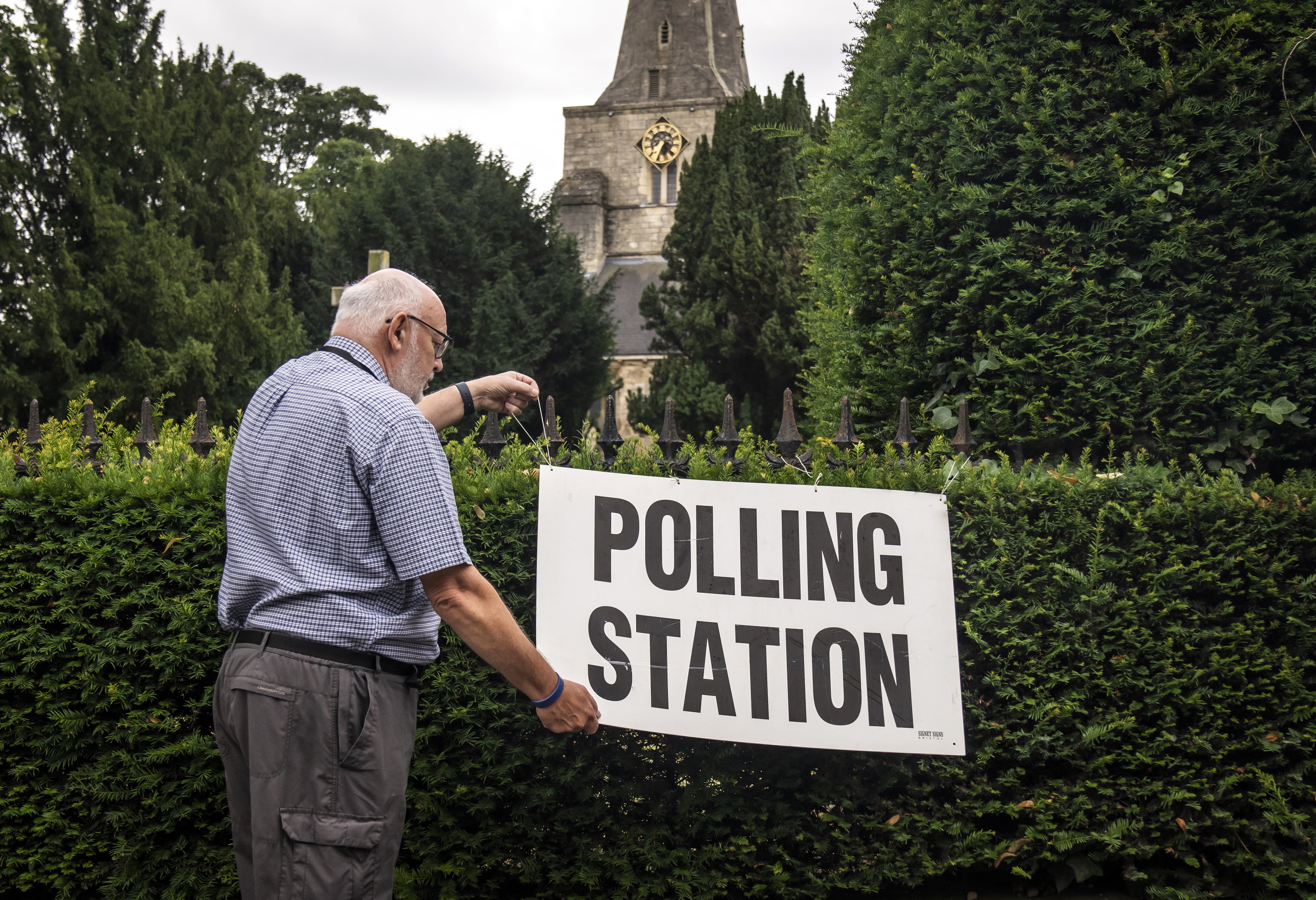 Polling stations will be open from 7am to 10pm on July 4 (Danny Lawson/PA)