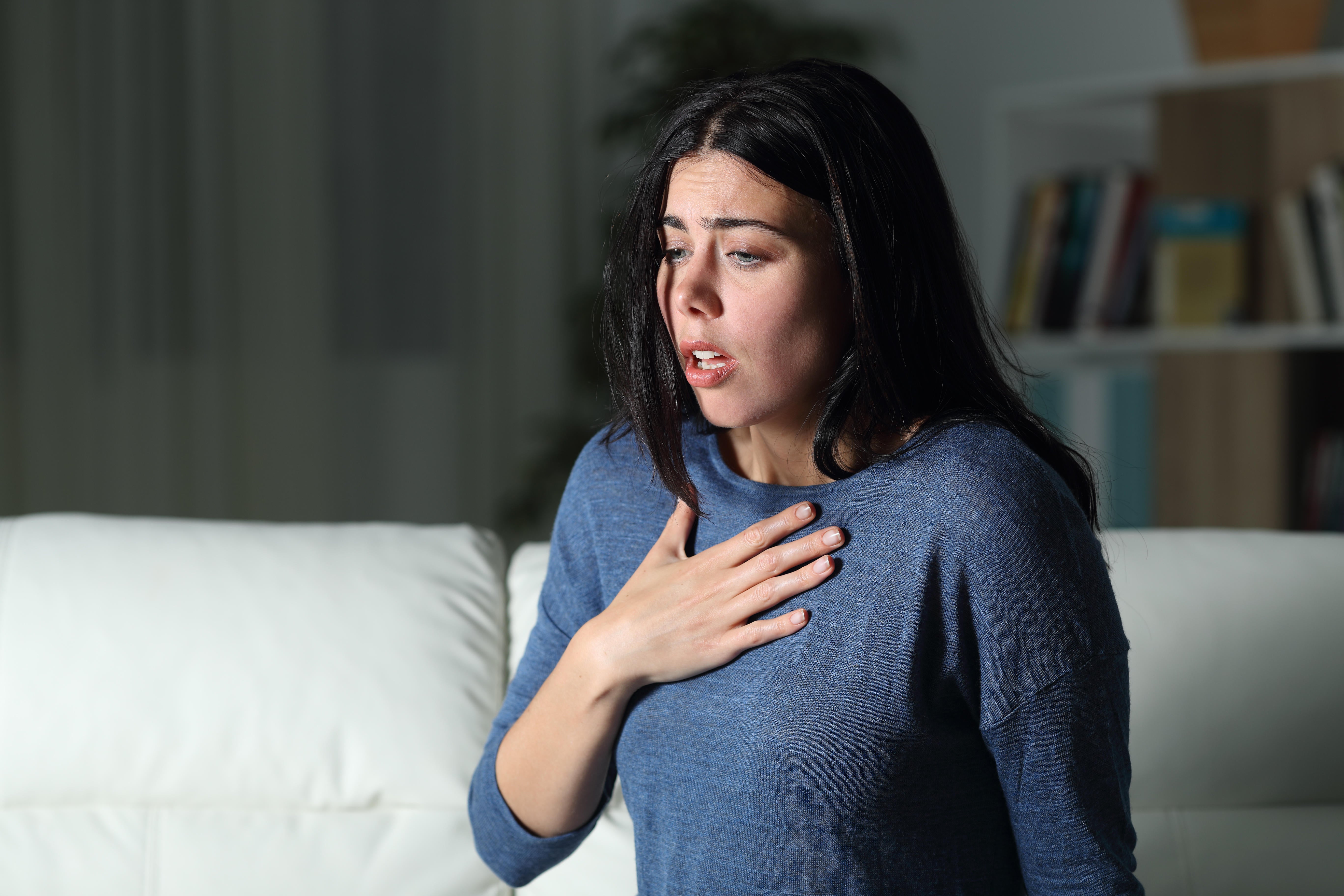 Anxiety attacks can involve heart palpitations (Alamy/PA)
