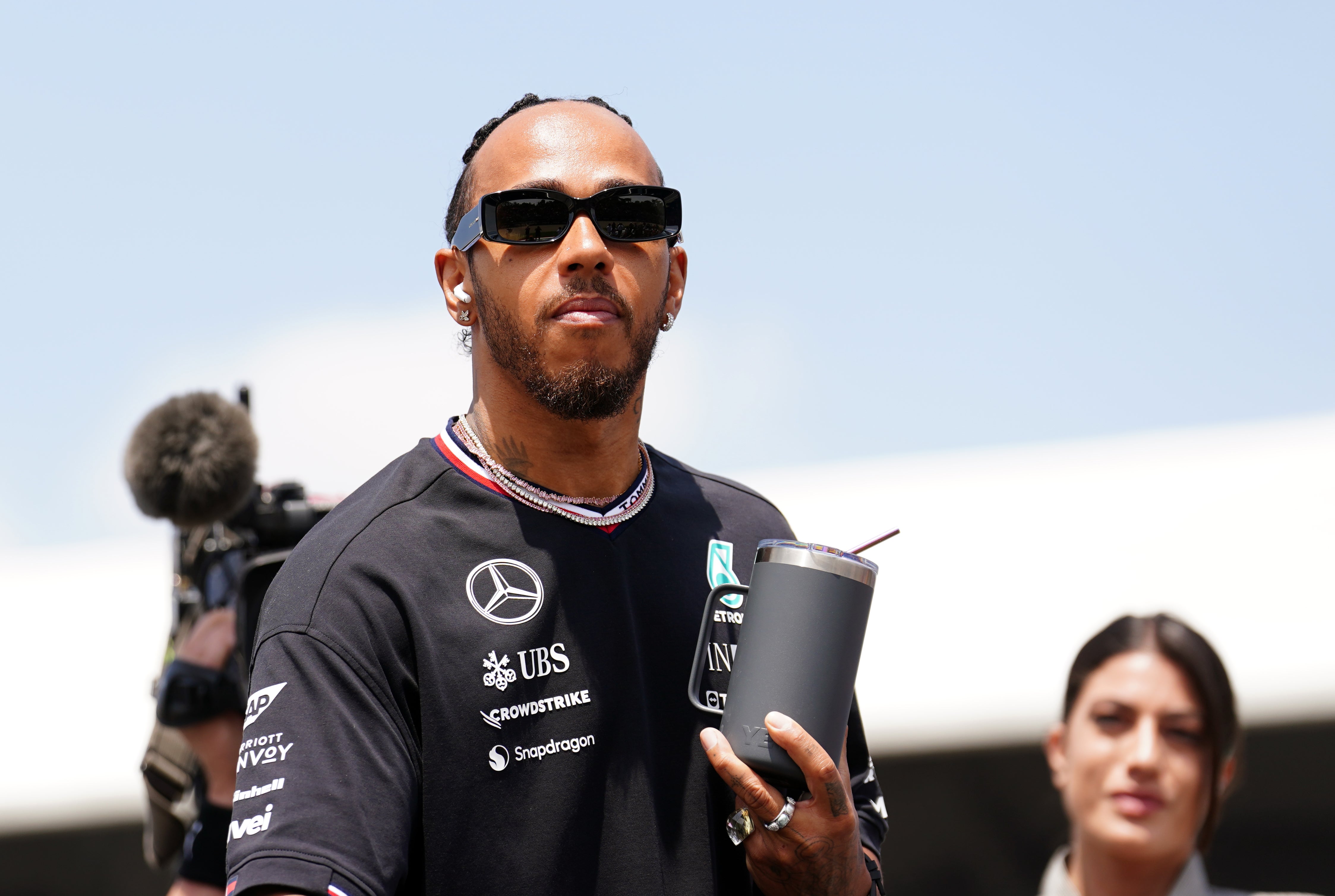 <p>Lewis Hamilton described Bearman’s debut in Saudi Arabia as “phenomenal” (David Davies/PA)</p>