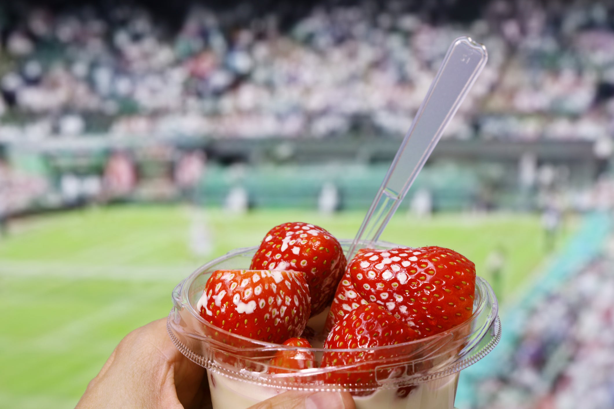 Strawberries and cream have become a Wimbledon staple