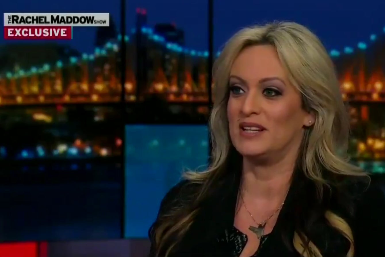 Stormy Daniels interviewed by Rachel Maddow on MSNBC on July 2 2024