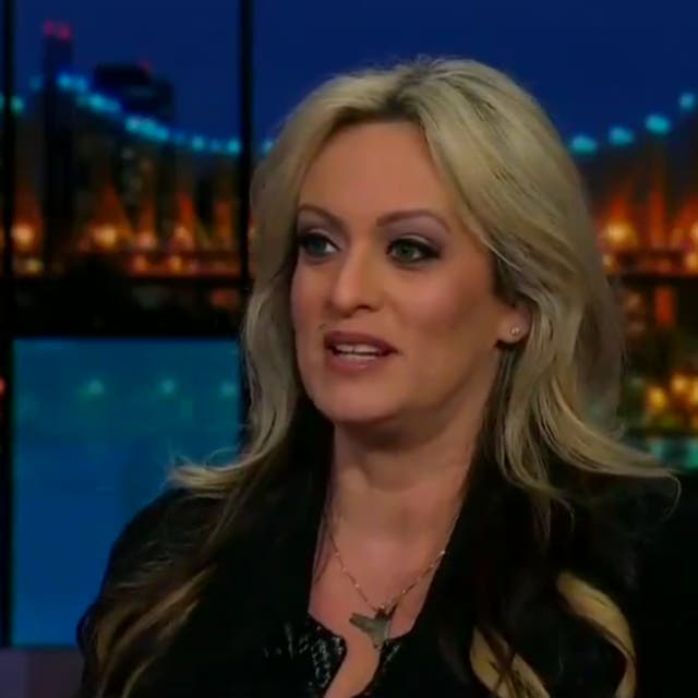 <p>Stormy Daniels interviewed by Rachel Maddow on MSNBC on July 2 2024</p>
