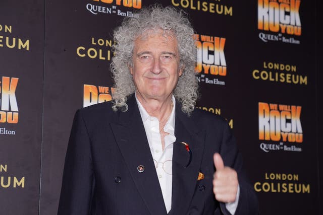 Brian May (Lucy North/PA)