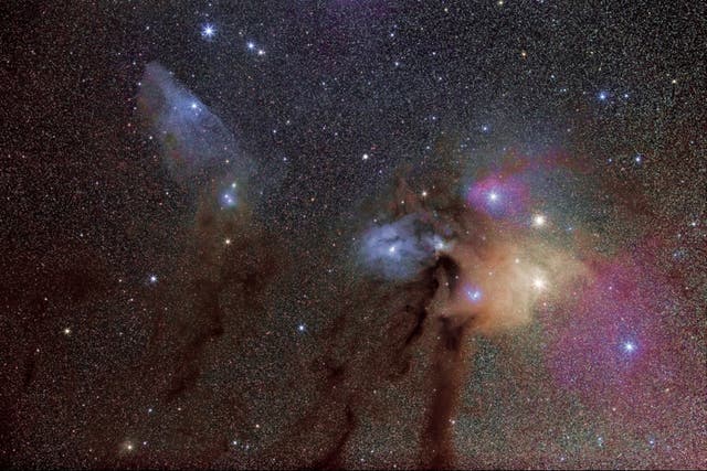 <p>Antares (the brightest star here) is the jewel in the crown of the hot massive stars in Scorpius</p>
