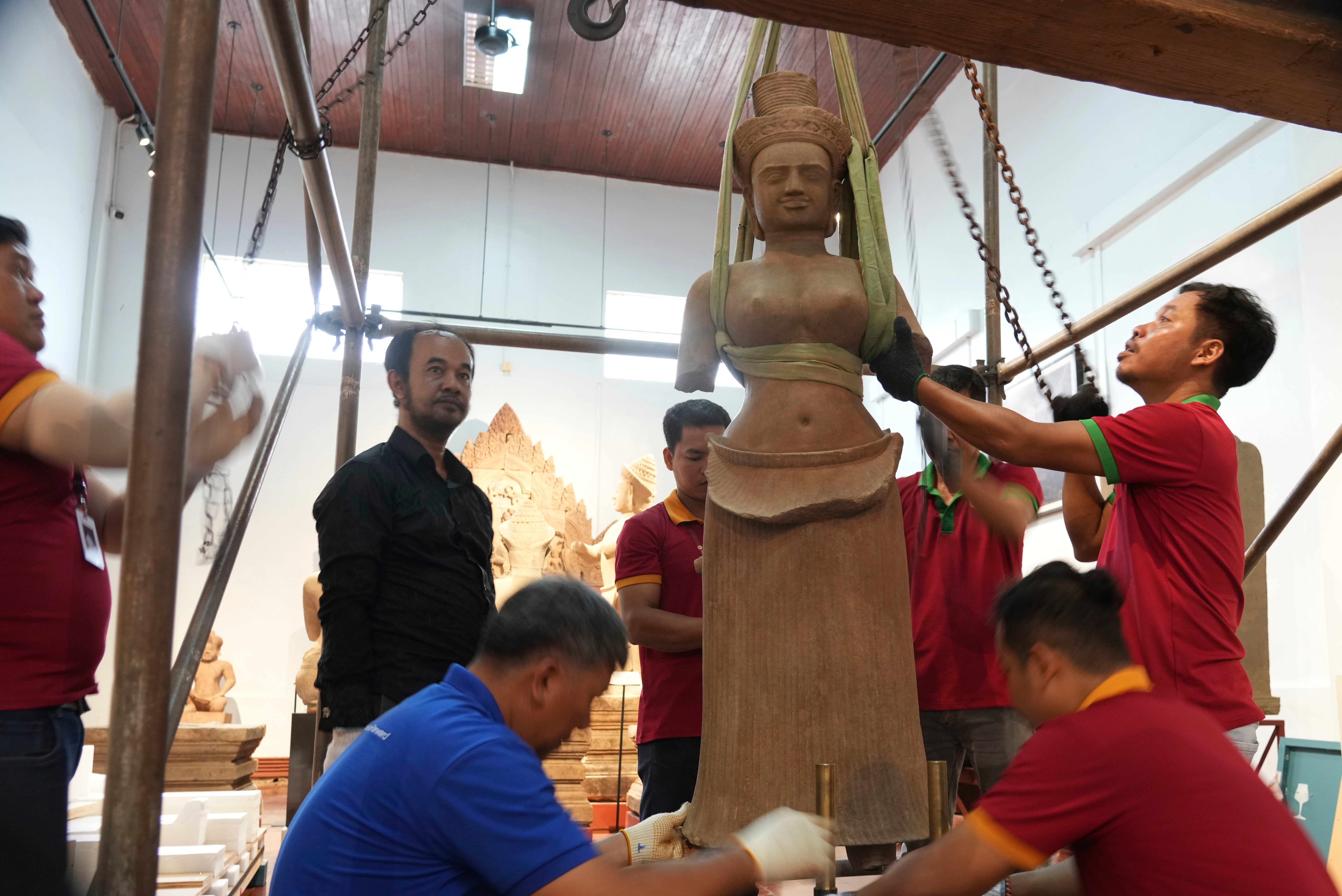 Cambodia US Statues Returned