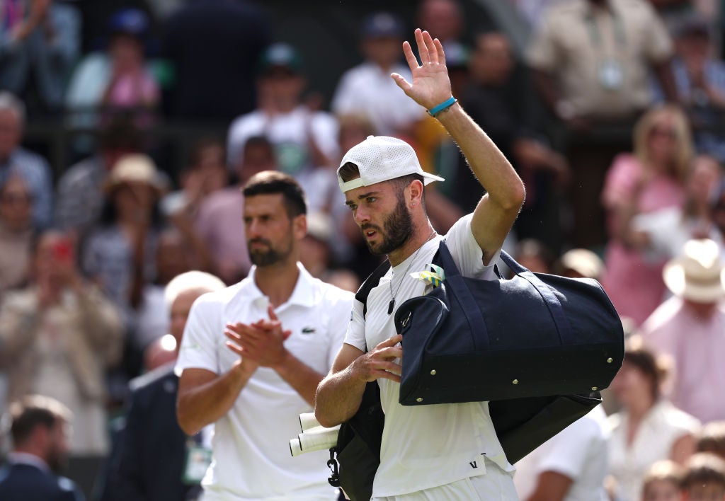 Jacob Fearnley forced a fourth set against Novak Djokovic and gave the seven-time champion a scare on Centre Court