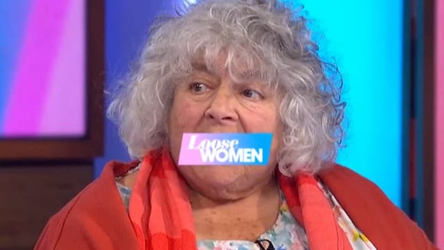 <p>Miriam Margolyes causes chaos as she swears live on Loose Women.</p>