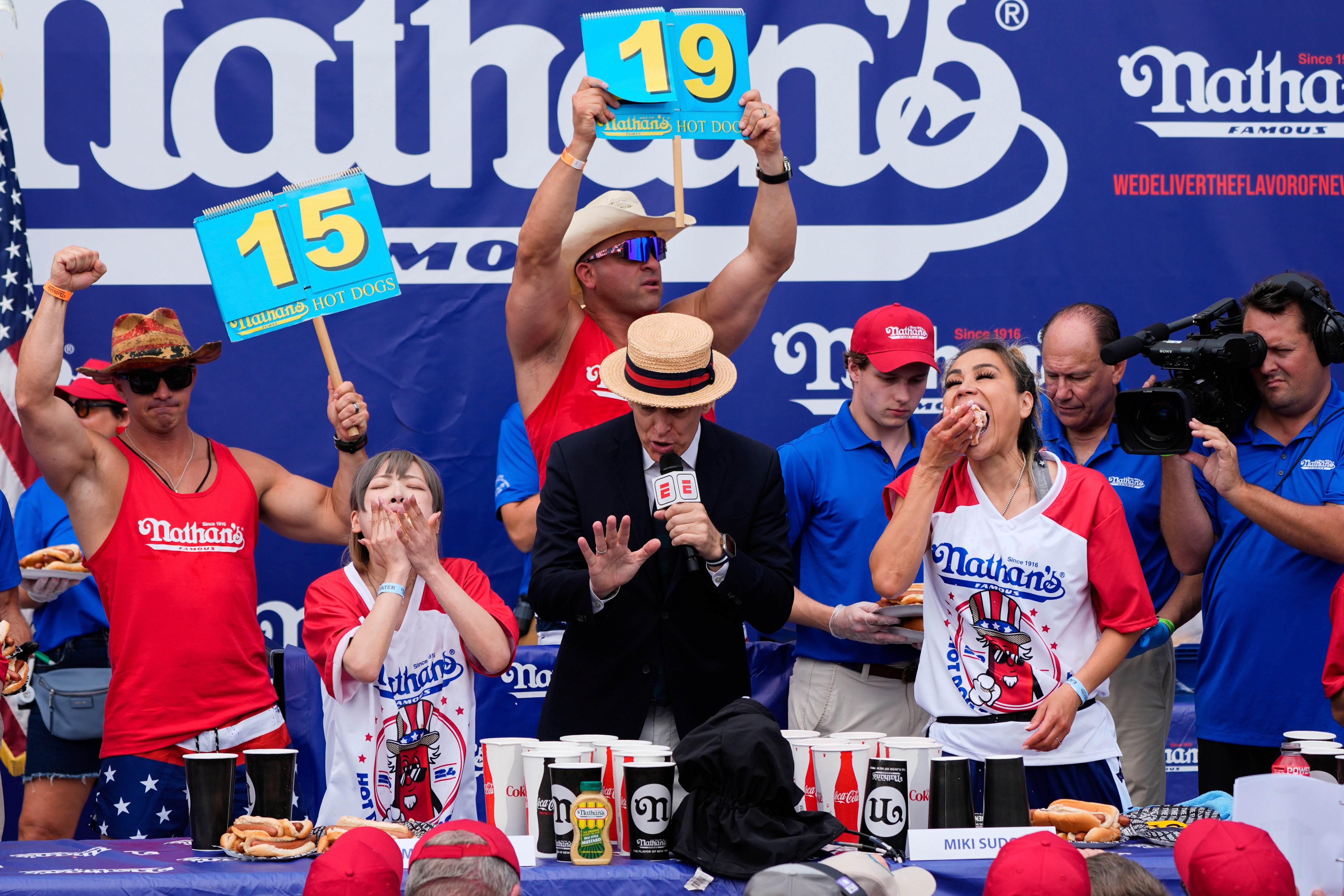 This was the first time in 16 years that someone other than Joey Chestnut won the contest.