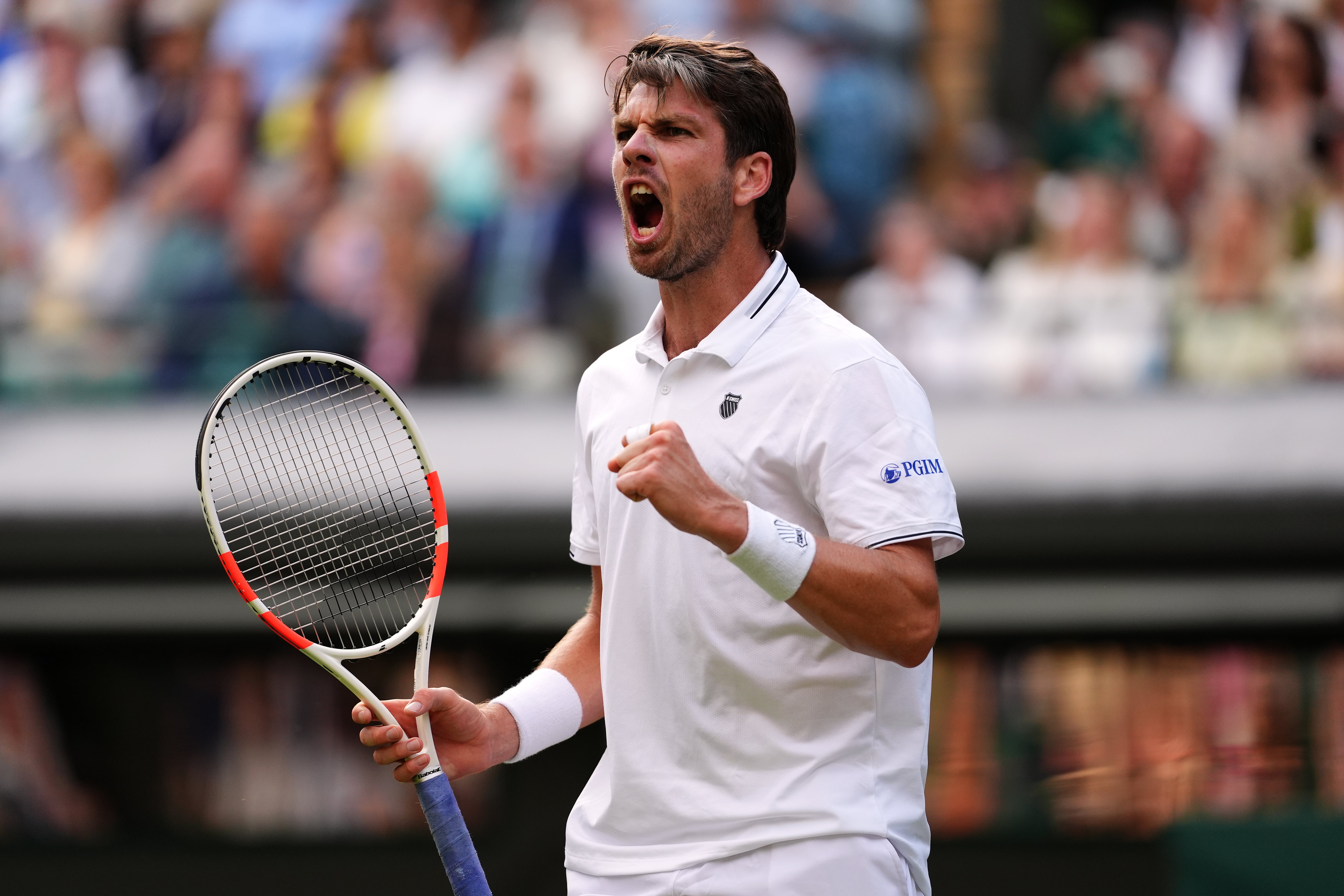 A fired-up Cameron Norrie blitzed his way to victory (John Walton/PA)