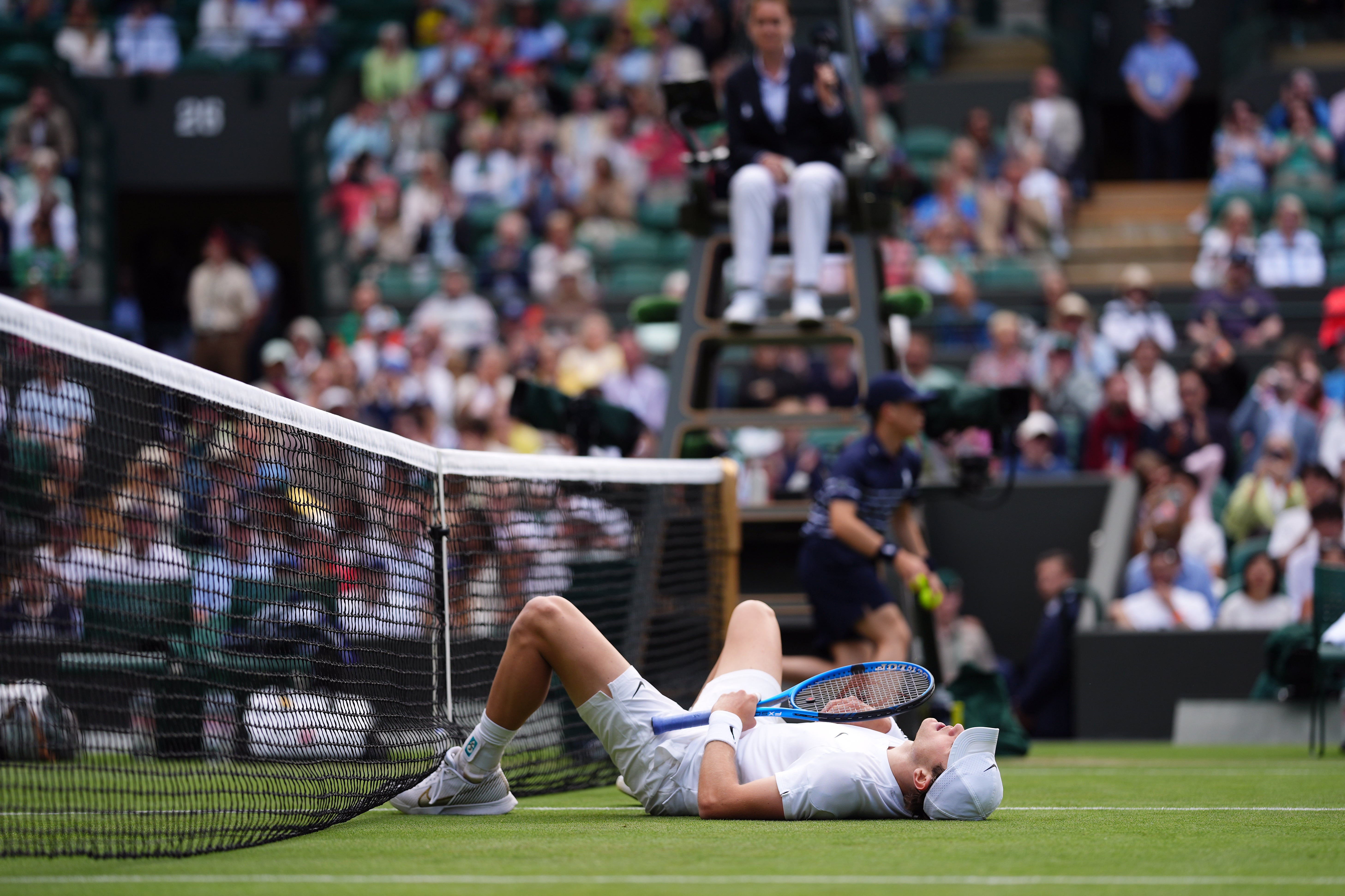 Jack Draper was beaten by his British rival (John Walton/PA)